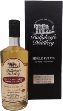 Ballykeefe Single Pot Still Irish Whiskey Cask #19